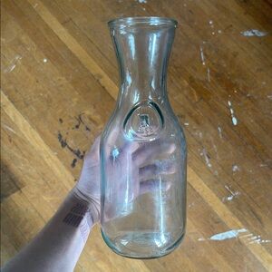 Glass Milk Carafe and or Vase